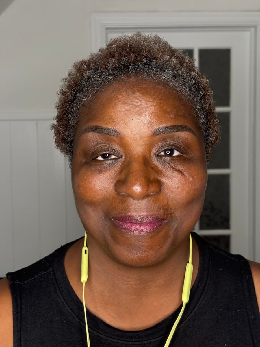 Permanent makeup Ombré powder brows, mature client